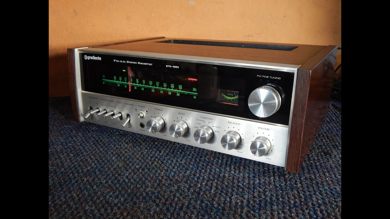 OPINIÃO SINCERA STR- 1250 GRADIENTE - RECEIVER ANOS 70