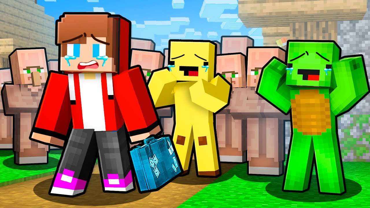 Why Did JJ Leave The Village?! Minecraft Animation (Maizen)