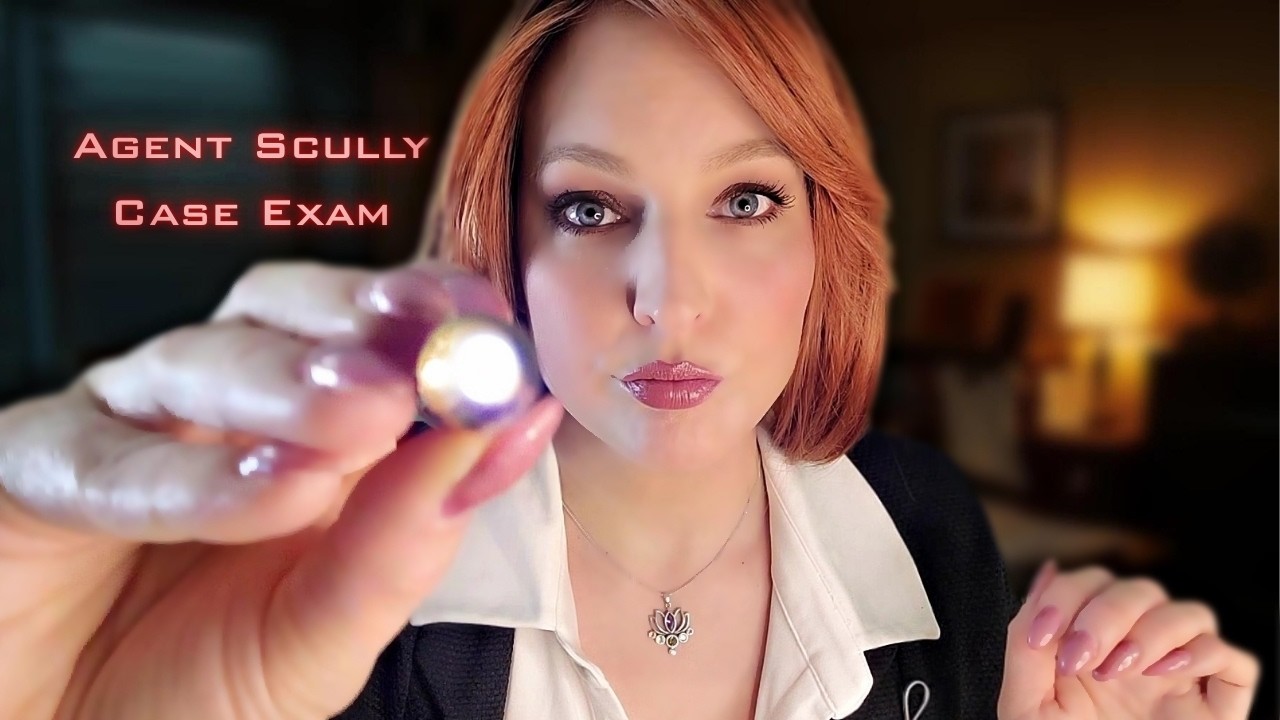ASMR-осмотр врача-агента Скалли | Оценка в стиле научной фантастики 90-х, вдохновленная «Секретны...