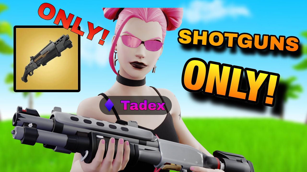FORTNITE musím vyhrát only s shotgunou (povedlo se mi to??..)