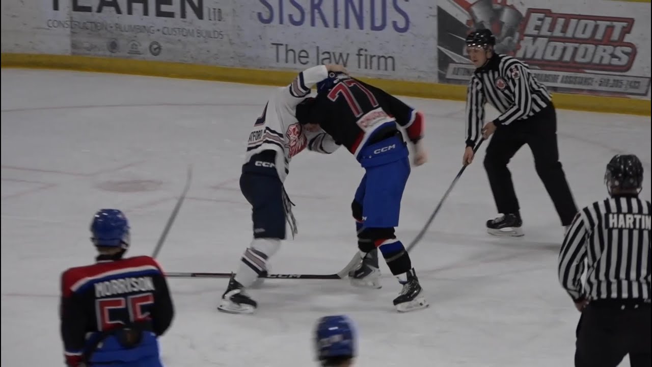 GOHL - Welland Jr. Canadians против Stratford Warriors