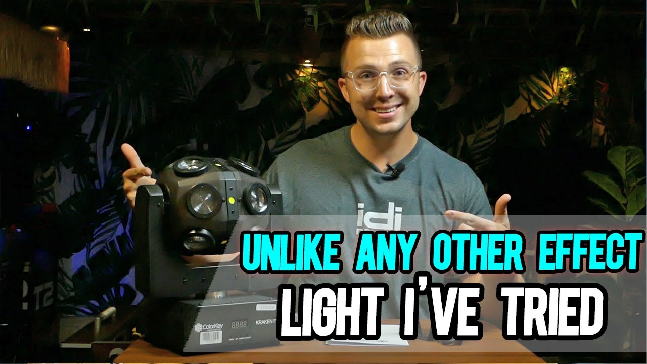 ColorKey Kraken FX Review and Demo | Eye-Catching Centerpiece Effect Light