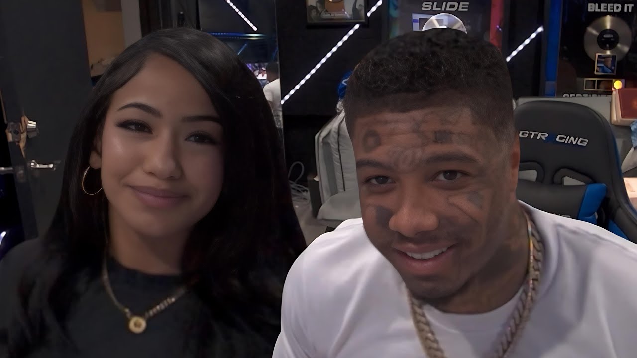 Blueface Meets Aya Tanjali For The First Time..
