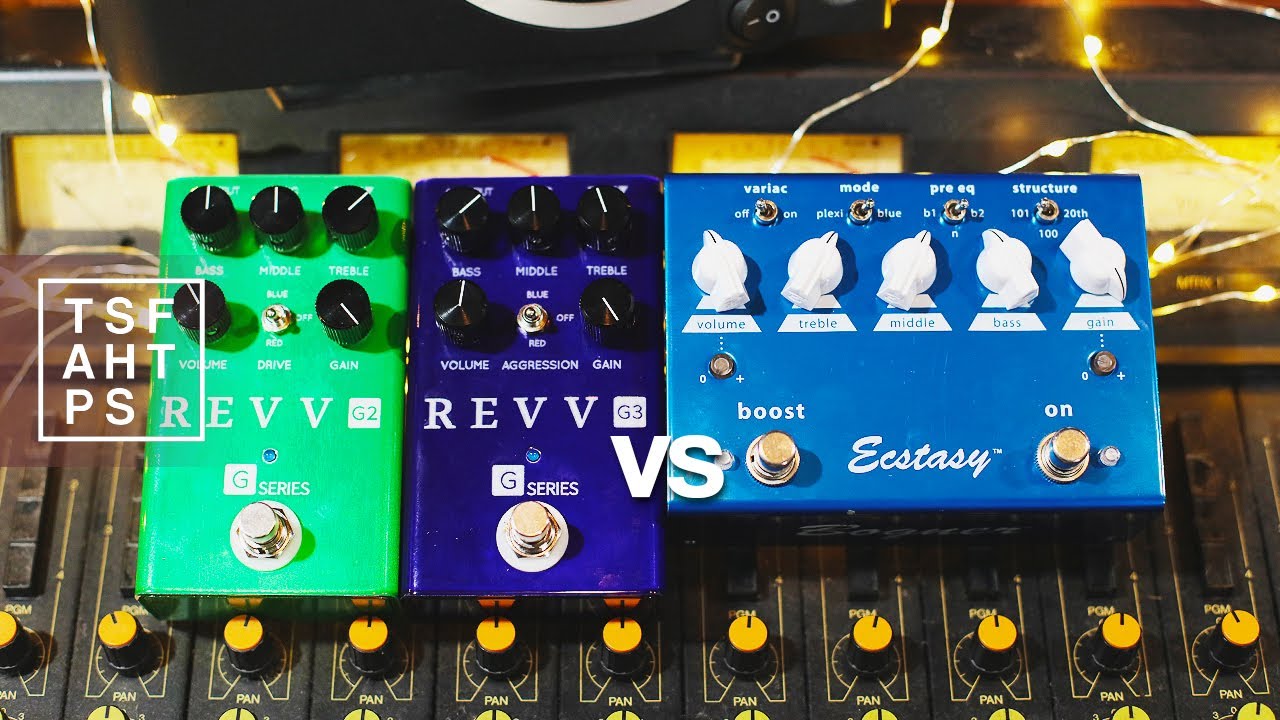 Battle of the Amp Channel Pedals - Pt 1: Bogner Ecstasy Blue VS REVV G2 & G3