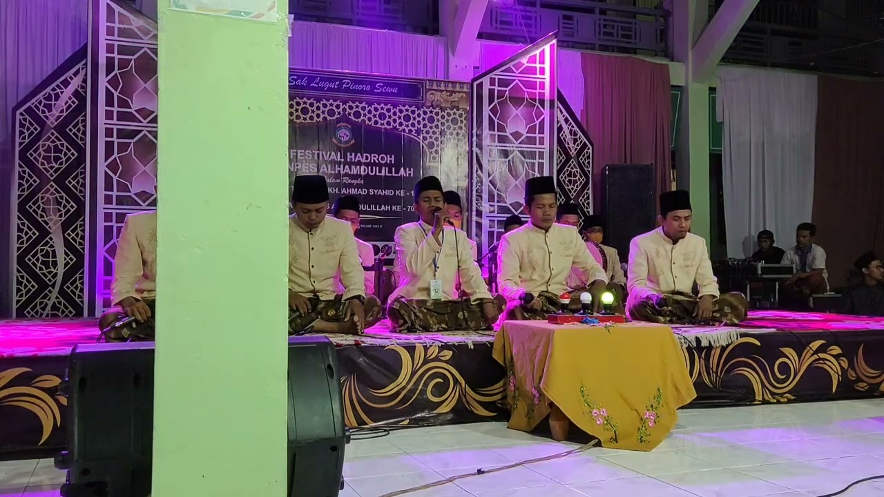 Juara 1 Festival Hadroh acara haul Simbah KH Ahmad Syahid & Harlah Ponpes Alhamdulillah Kemadu