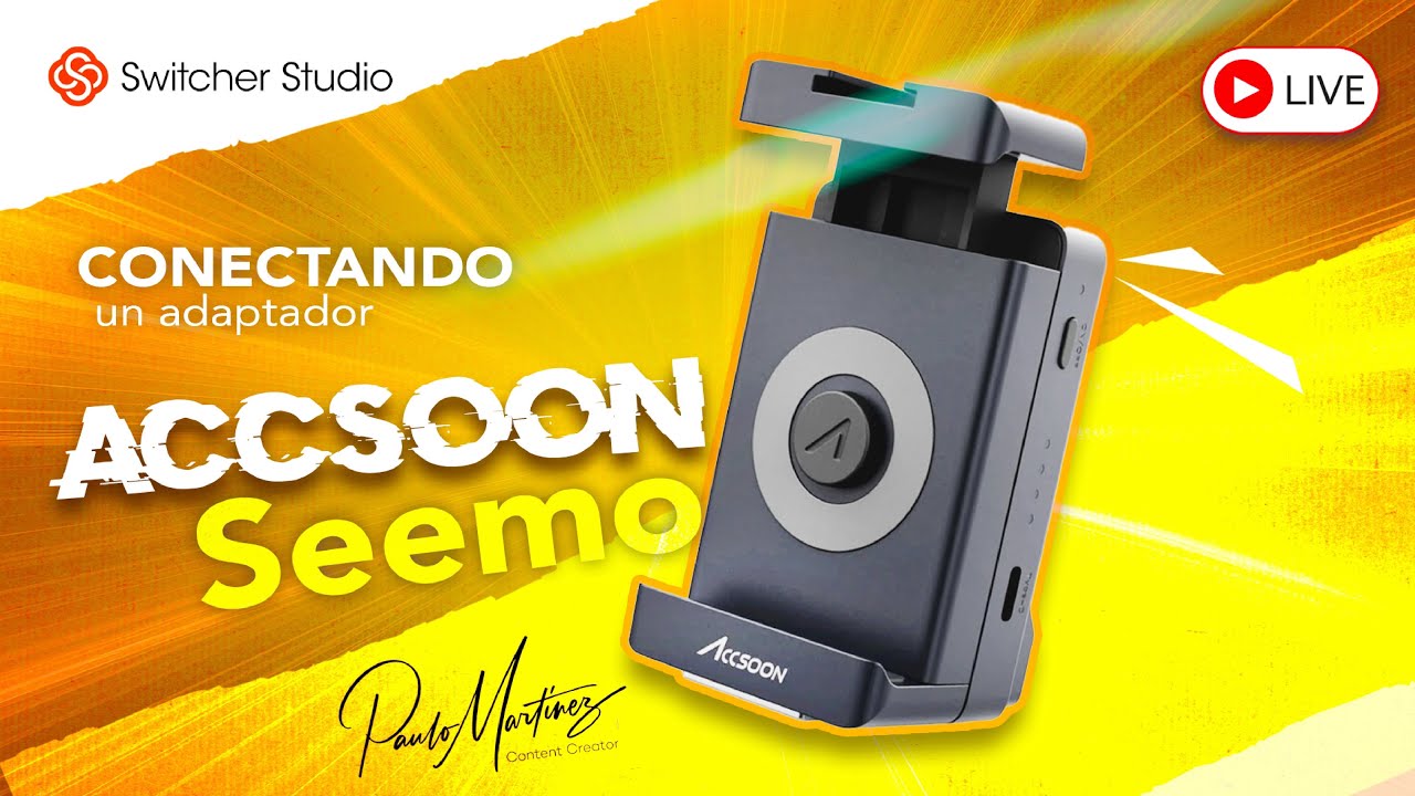 Como conectar una cámara con el adaptador Accsoon Seemo a Switcher Studio