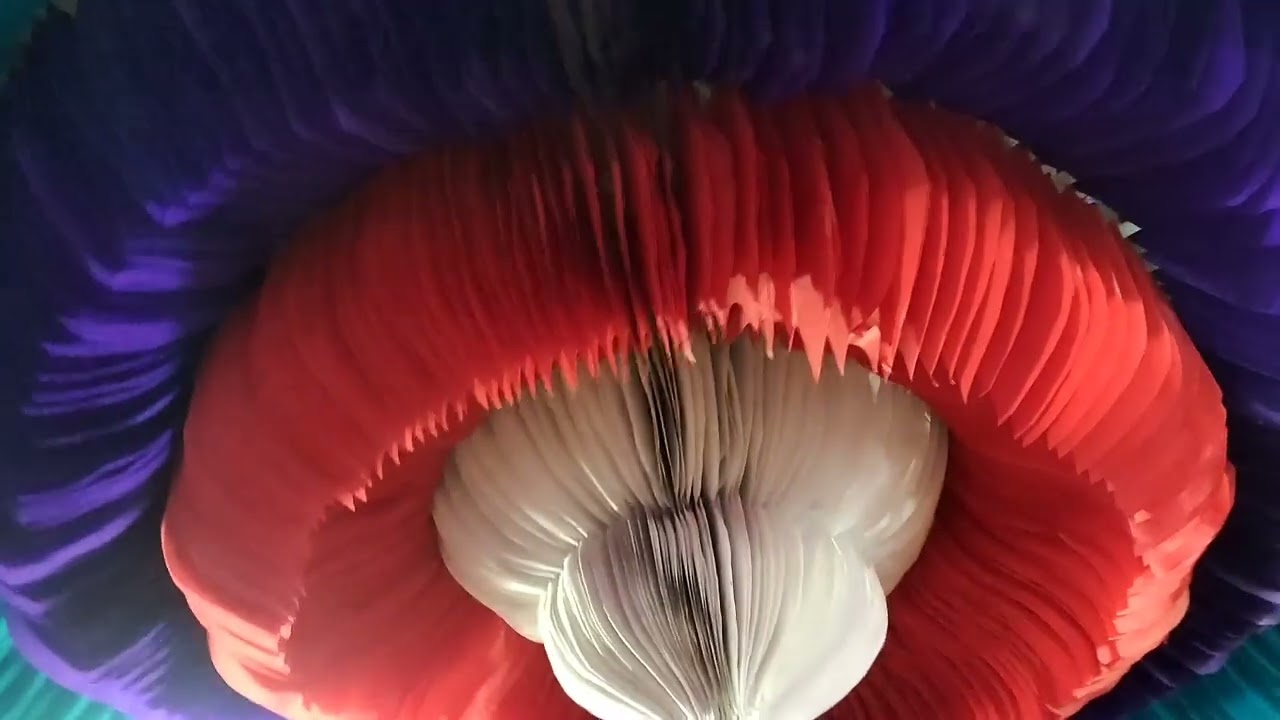 Colour Paper@#&euro;Lotus#design@#Ceiling Decoration🌸💮🌸@*