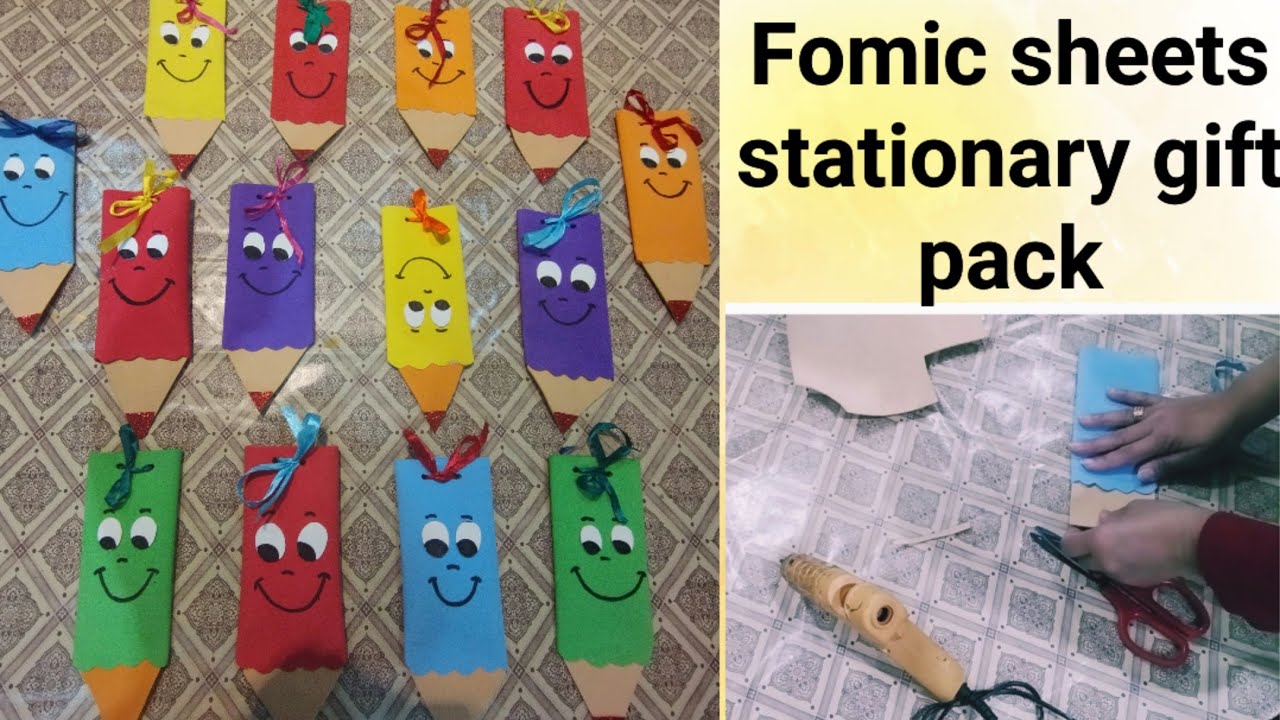 Fomic sheets stationary gift pack | Tutorial | easy craft idea | DIY
