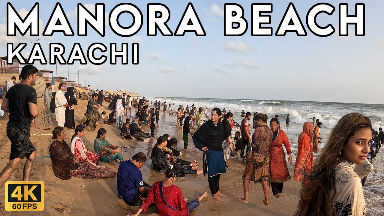 Manora Beach Karachi: A Serene Escape in 4K | History, Beauty & Adventure - Walking Tourist 4K