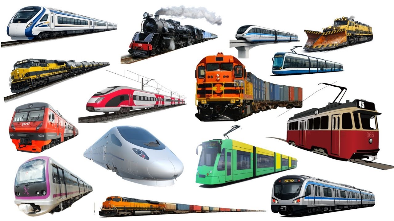 Train name Hindi and English | रेलगाड़ी के नाम हिंदी और अंग्रेजी में।