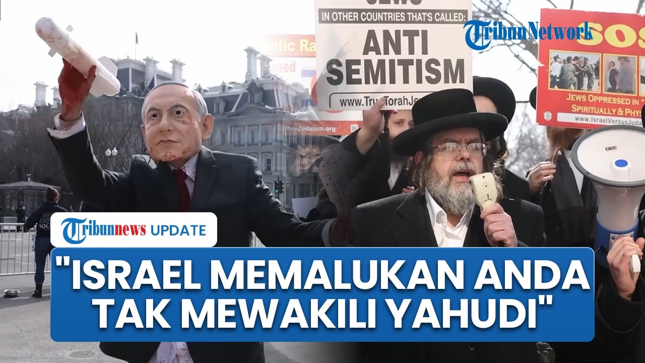 Netanyahu Didemo saat Kunjungi AS, Kelompok Yahudi Anti-Zionis & Massa Pro-Palestina Kompak Mengecam