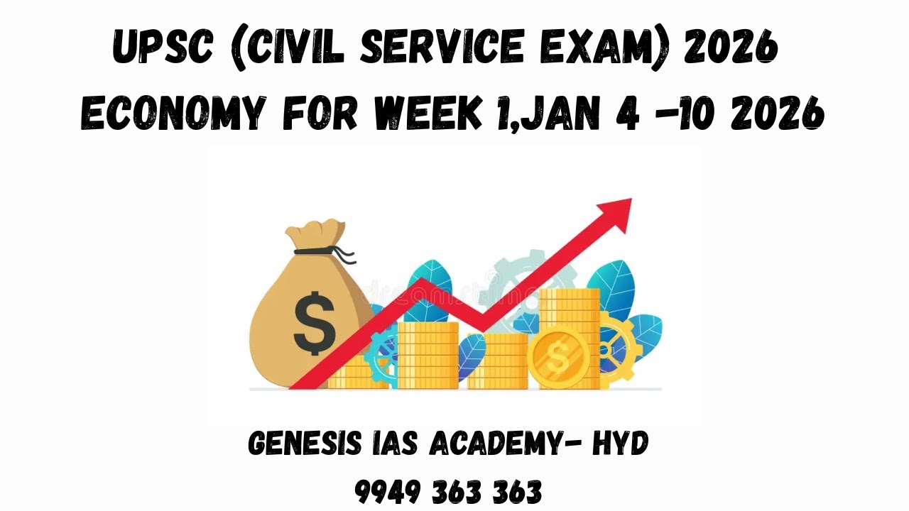Economy For Week 1- Jan 4th - 10th 2026
