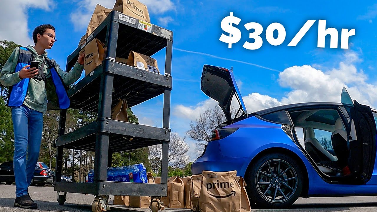Earning $30 per hour Delivering Amazon Groceries!