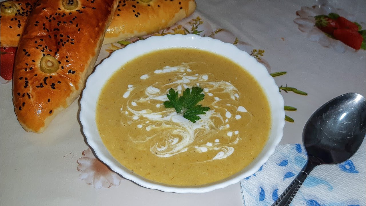 حساء الخضار و الدجاج خفيف و صحي و بنييين Soupe de légumes et poulet