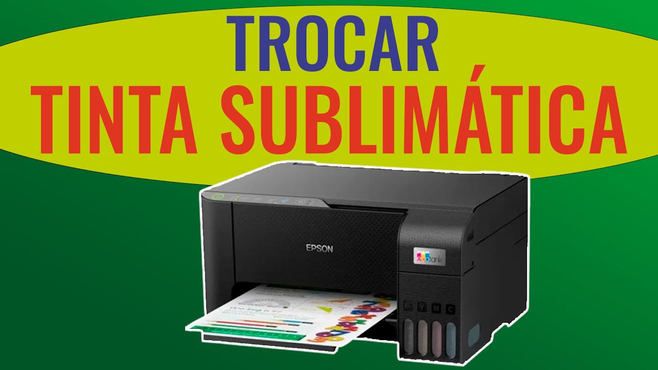 Veja Como Trocar Tinta Sublimática da Impressora Epson, Transformar Impressora Epson em Sublimática
