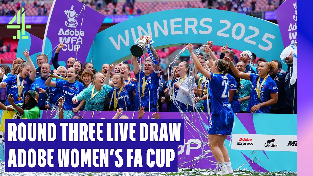 Round Three Adobe Women&rsquo;s FA Cup Draw | Channel 4 Sport Live