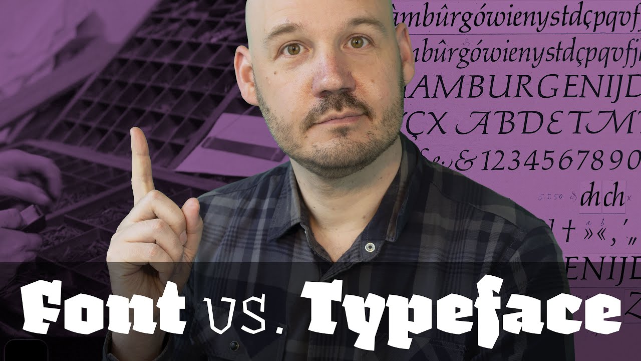 Font vs. Typeface &ndash;&nbsp;What&rsquo;s the difference?