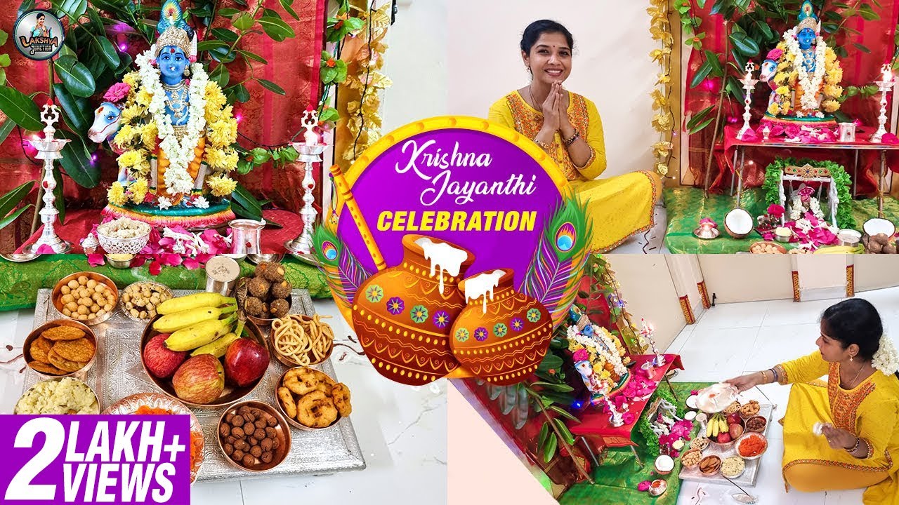Krishna Jayanthi Celebration | Krishna Jayanthi Prasadham | Lakshya Vlog | Lakshya Junction