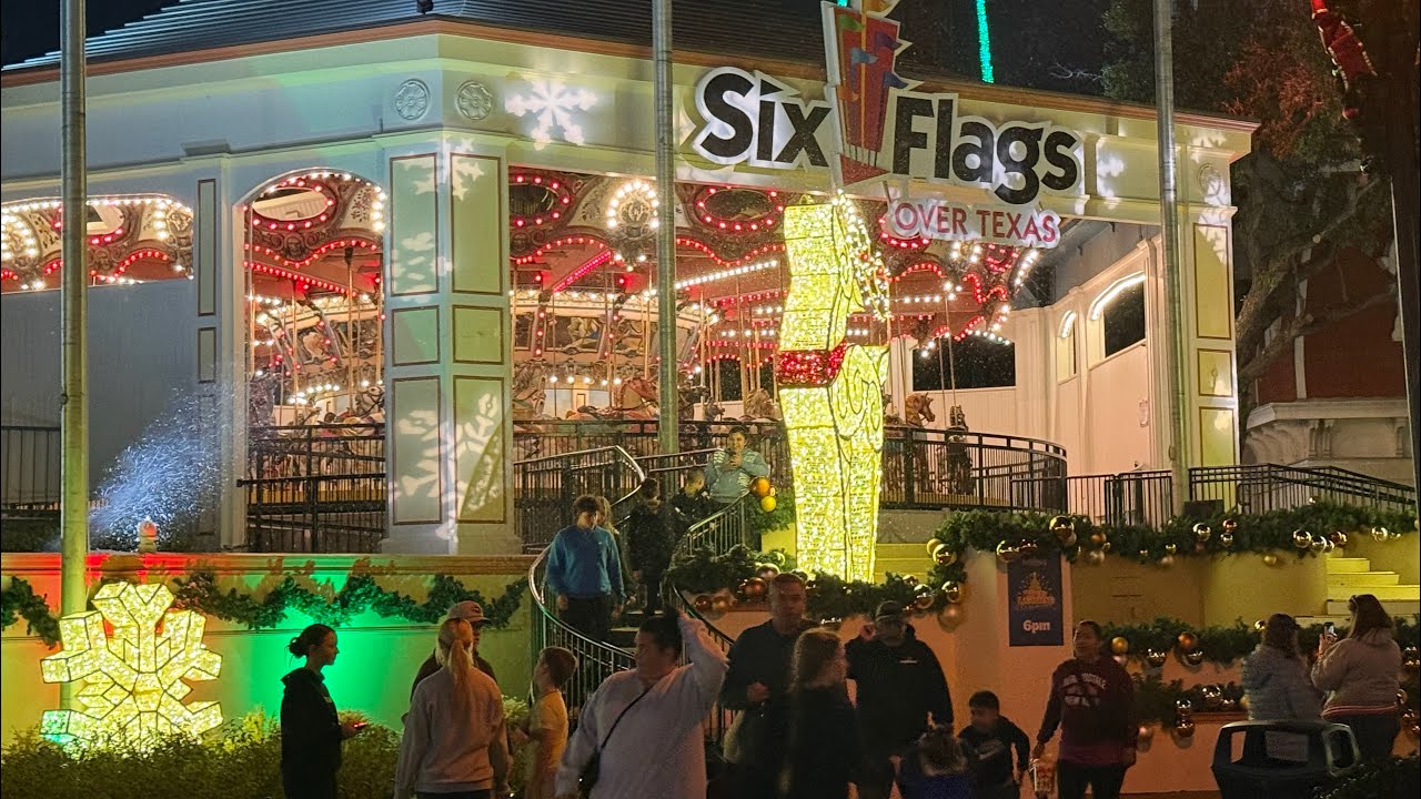 Six Flags Over Texas Holiday In Park Special ко Дню благодарения