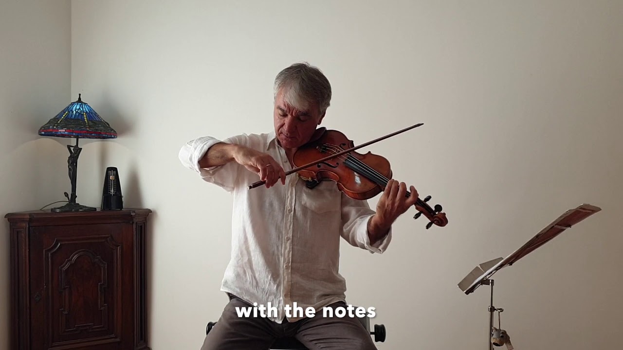 Sitt studio 12 tutorial, violino Tommaso Balestrieri 1750