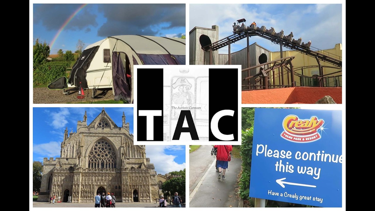 Part 3. Touring Caravan Holiday. Crealy Theme Park and Resort. Exeter City Centre & Rides at Crealy!