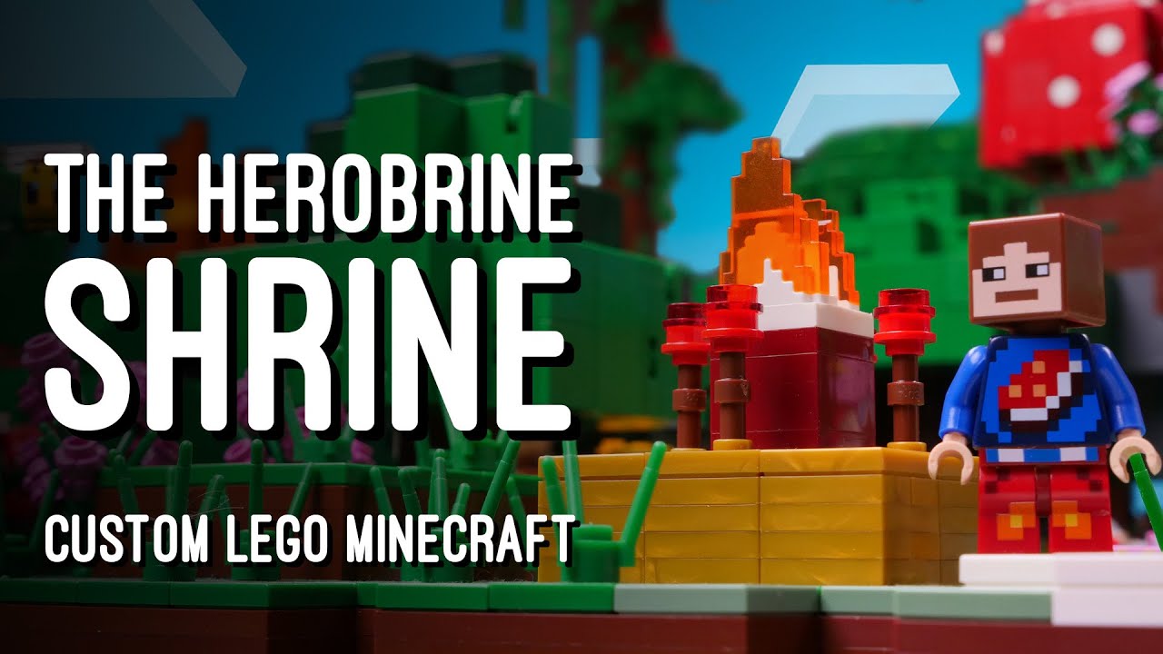 The Herobrine Shrine | Custom LEGO Minecraft World
