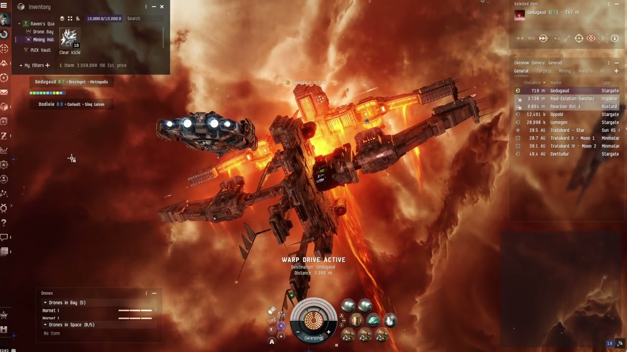 Late Night Mining - Eve Online