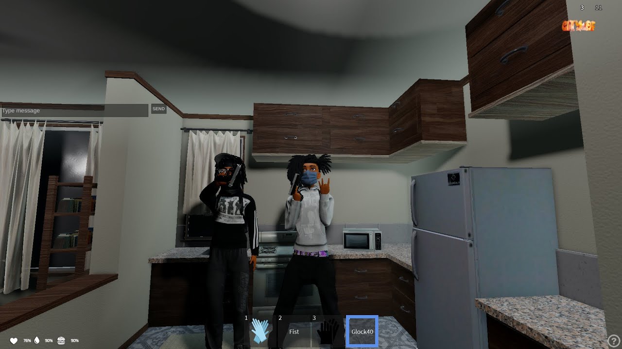 I made the OPPs run in city of la roblox (i killed big homie of ccp!)
