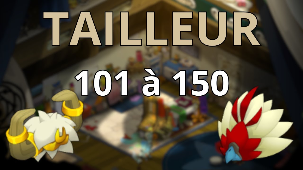 Brisage tailleur 101 - 150 sur chaque serveur classique - Dofus Unity - HumaGo