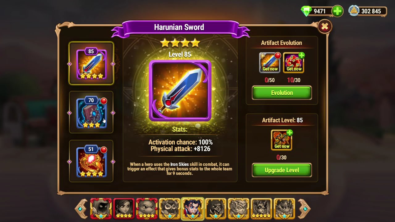 My Full Hero Wars Account after a year and 8 months