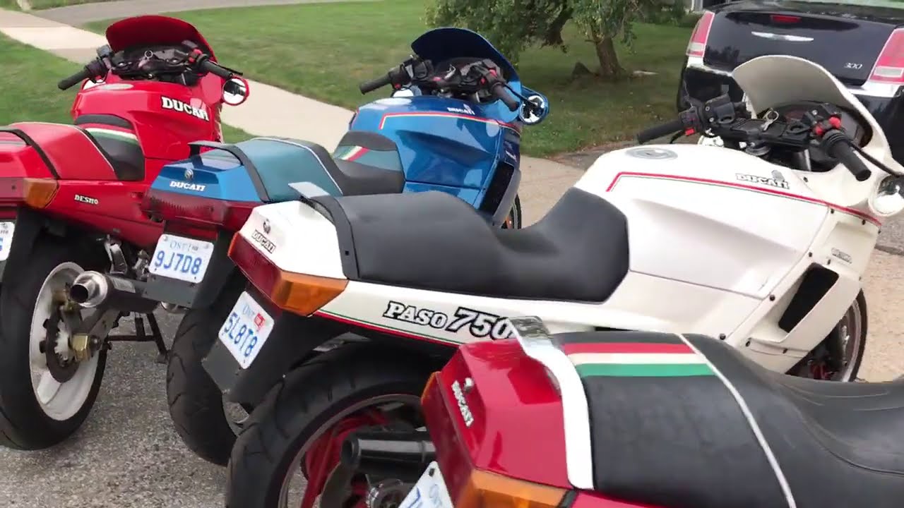 Cagiva Freccia and Ducati Pasos