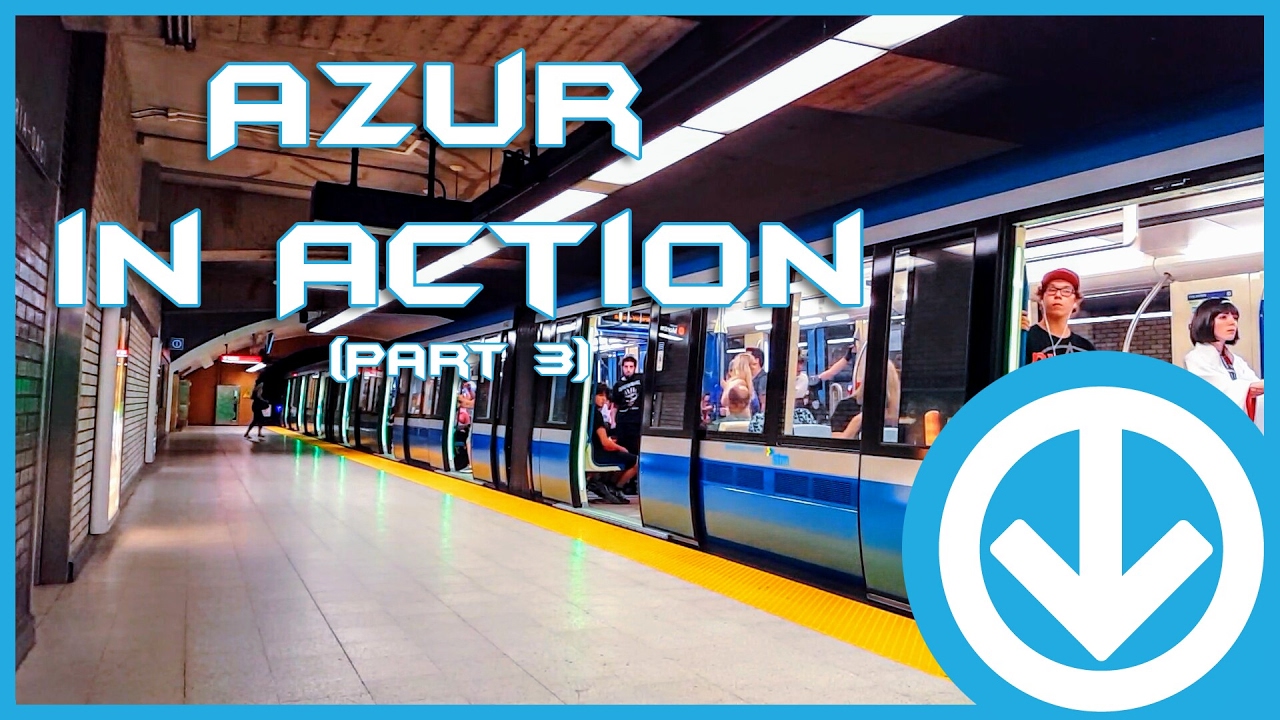 New Montreal's Metro Azur in action at various station (Part 3)