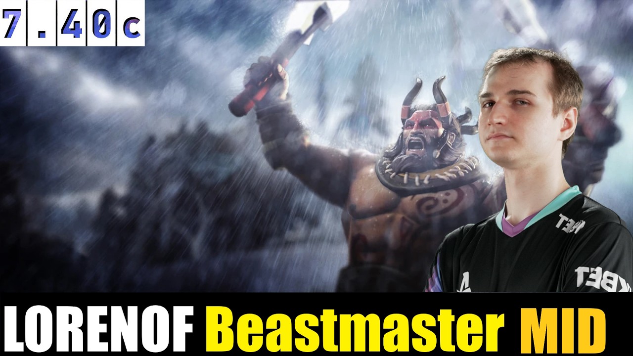 🤯 lorenof [Beastmaster] MID - 7.40c - DOTA 2 HIGHEST MMR MATCH#dota2   #dota2gameplay