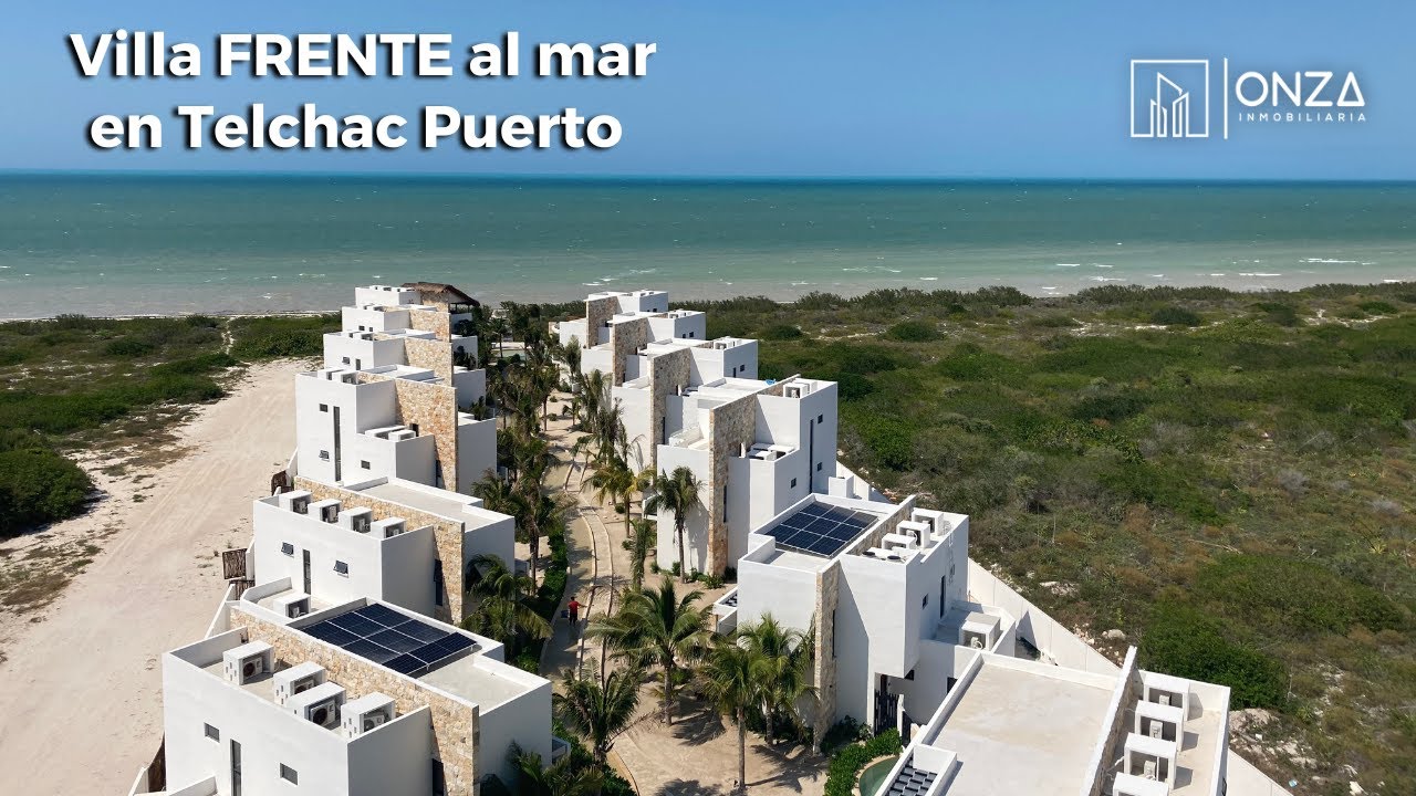 Villa FRENTE al mar de Telchac Puerto