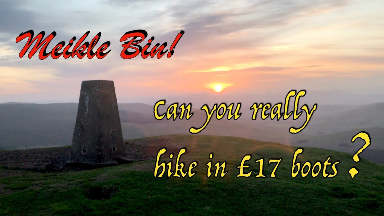 Hiking and camping up a mountain with £17 boots!
