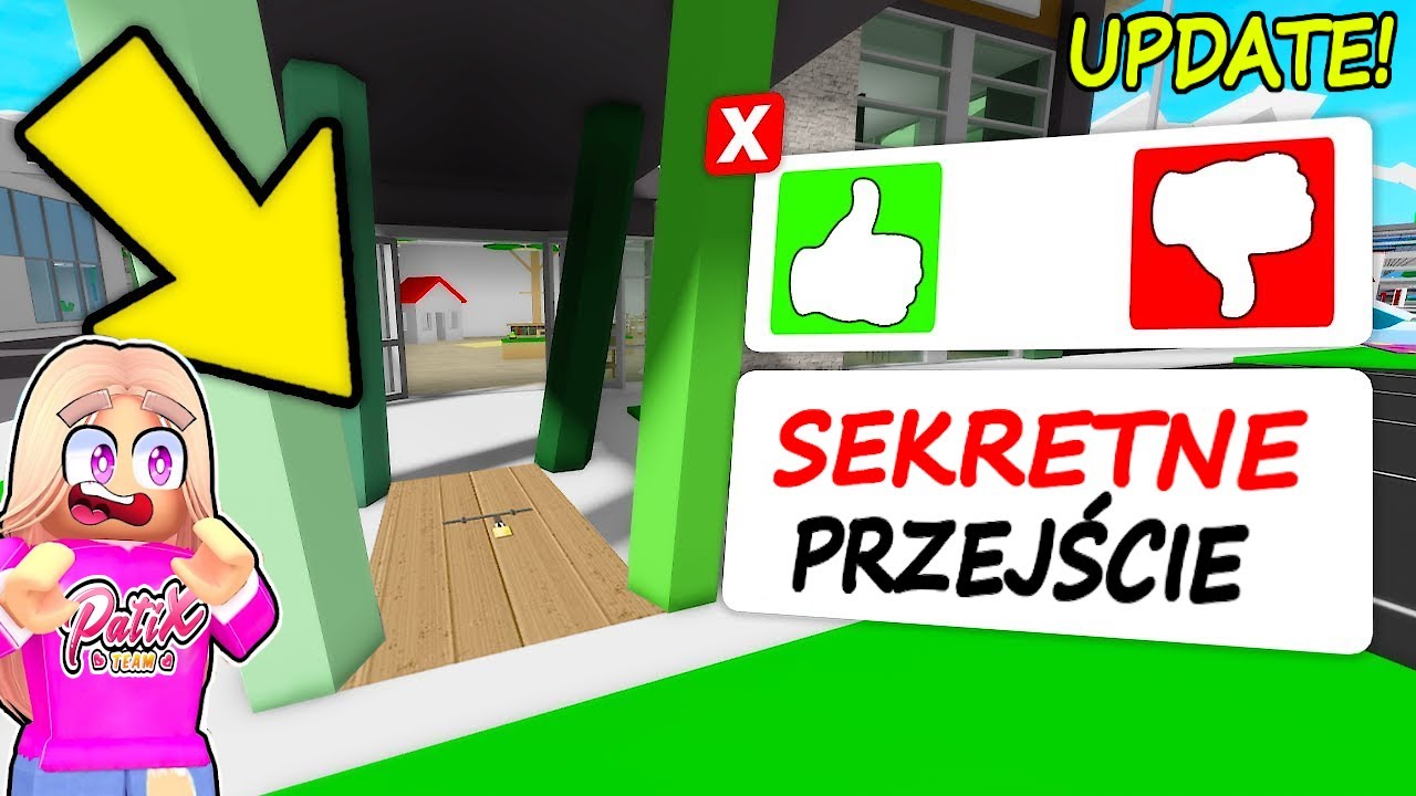 ODKRYŁAM MEGA SEKRET w NOWYM UPDATE BROOKHAVEN w ROBLOX!