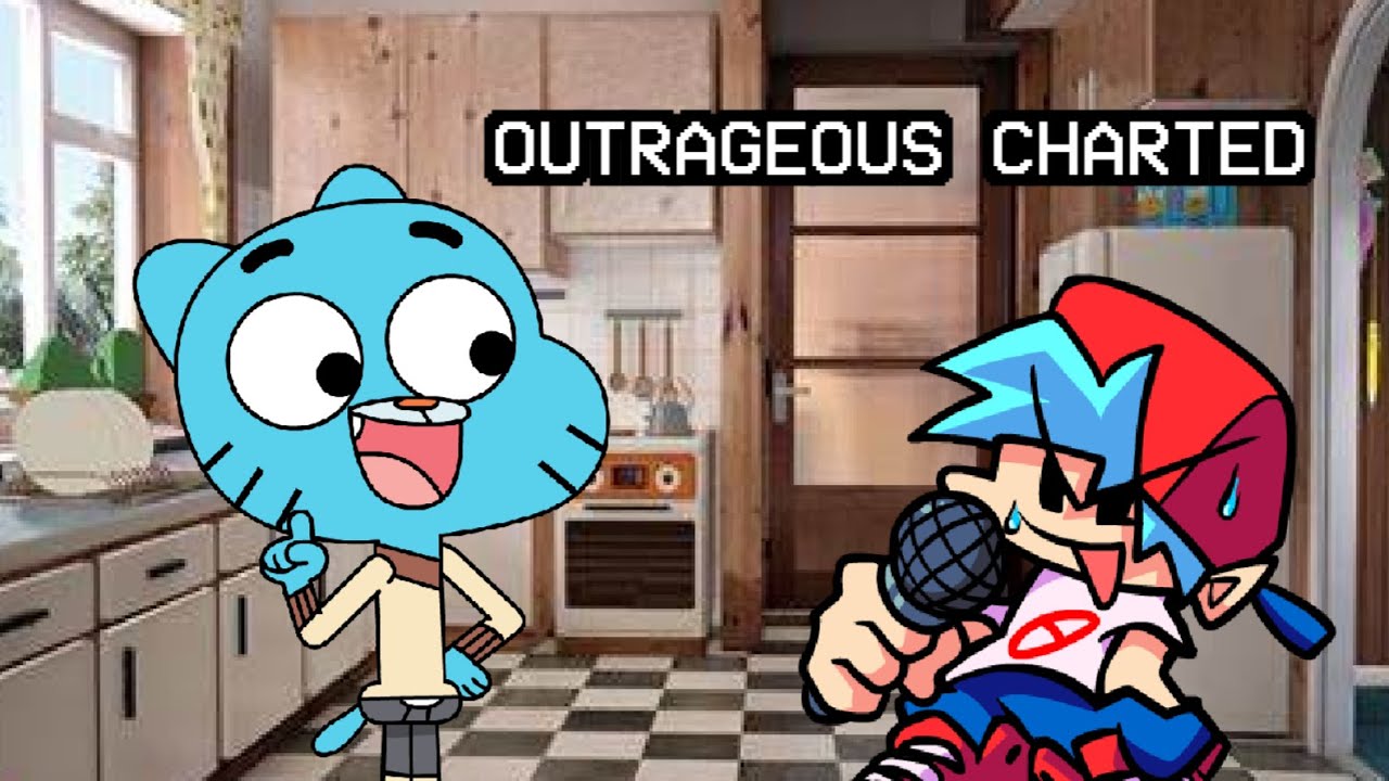 Outrageous CHARTED - Friday Night Funkin Vs Gumball Fantrack