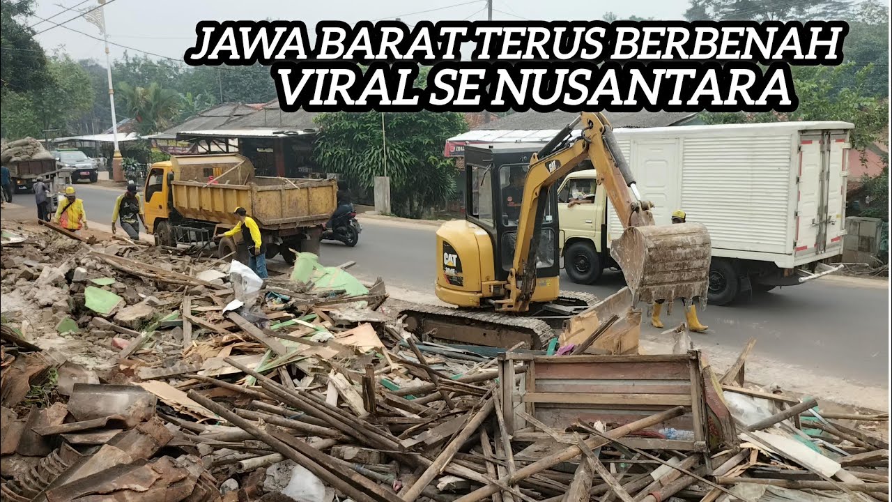Situasi setelah di bongkar langsung di angkut,   jawa barat berbenah, kdm tidak omon omon