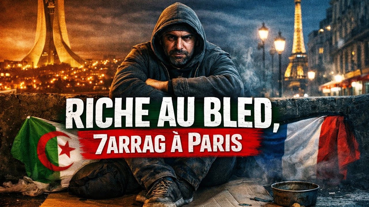 Riche au bled, Harraga &agrave; Paris | Rap alg&eacute;rien diaspora France | Sans-papiers, gal&egrave;re et r&eacute;alit&eacute;