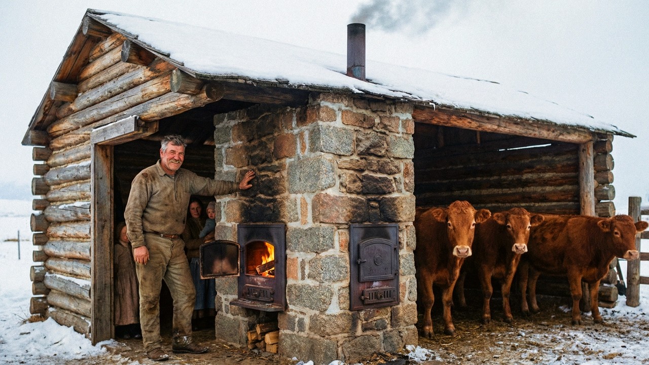 They Said His Stove Built Into the Wall Was a Fire Hazard — Until One Fire Heated Cabin and Barn