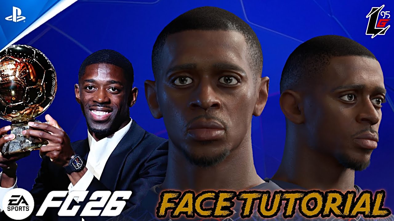 How To Make OUSMANE DEMBÉLÉ in EA FC 26 (Face Tutorial)