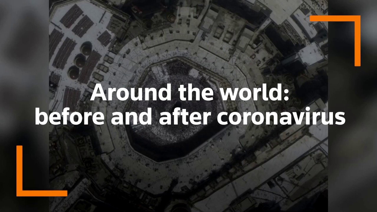 Before and after: the coronavirus' global impact in pictures