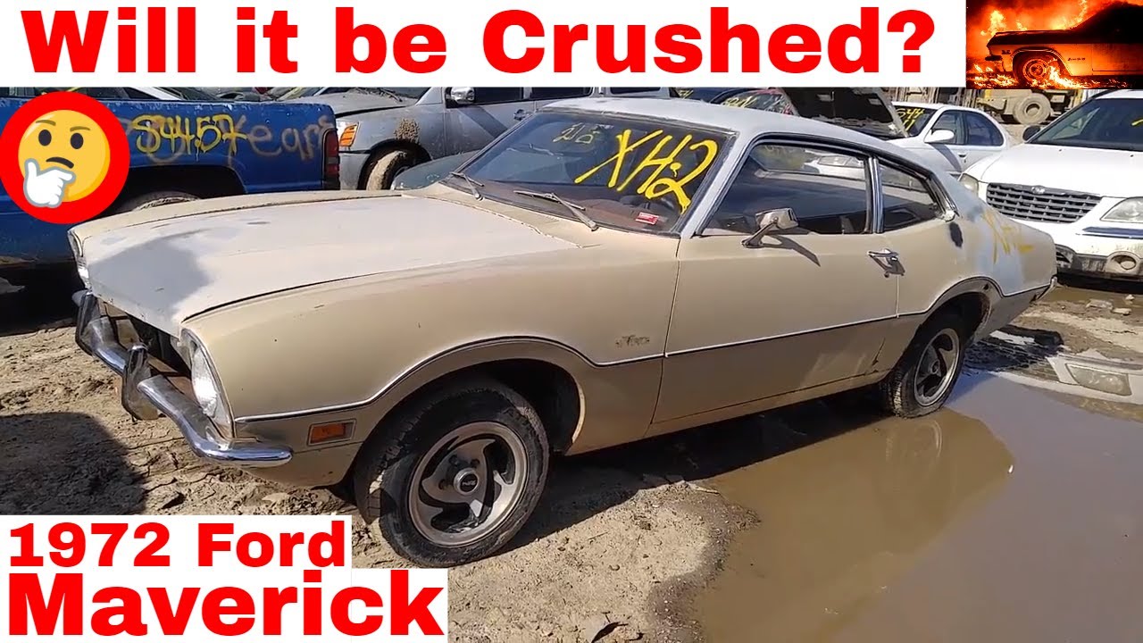 1972 Ford Maverick Junk Yard Find