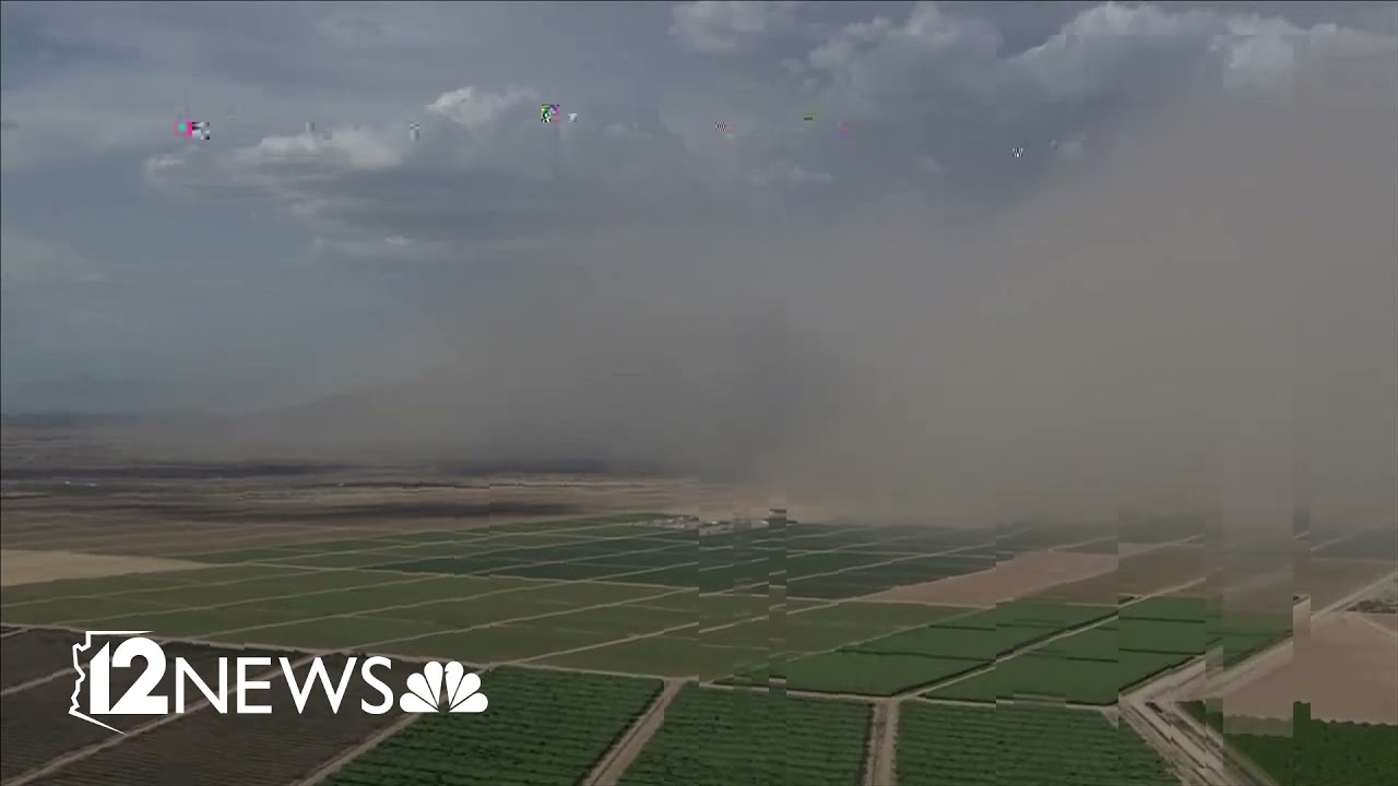 Watch: Sky 12 shows a dust storm south of Phoenix on Friday, July 1