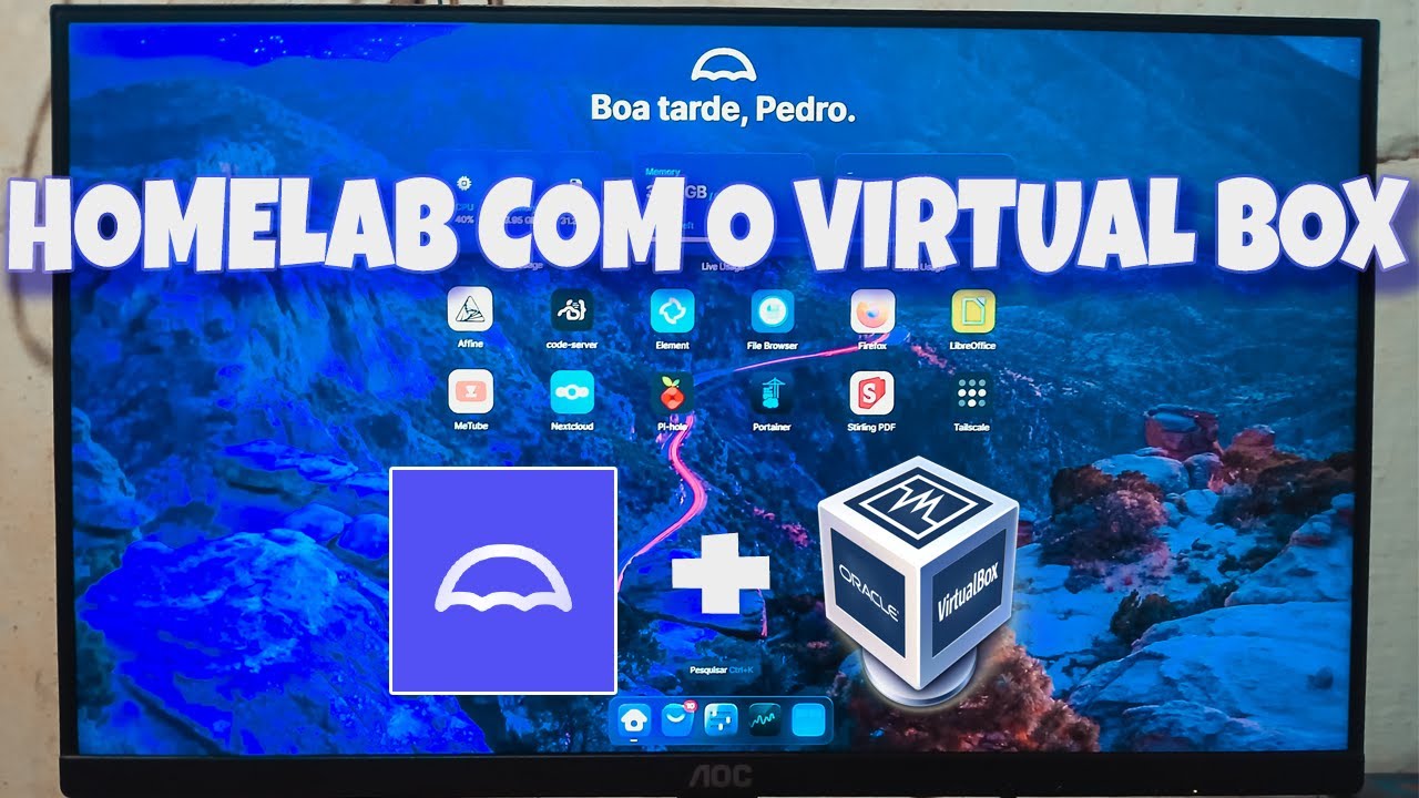 Umbrel - Crie um SERVIDOR na sua CASA utilizando Máquina virtual
