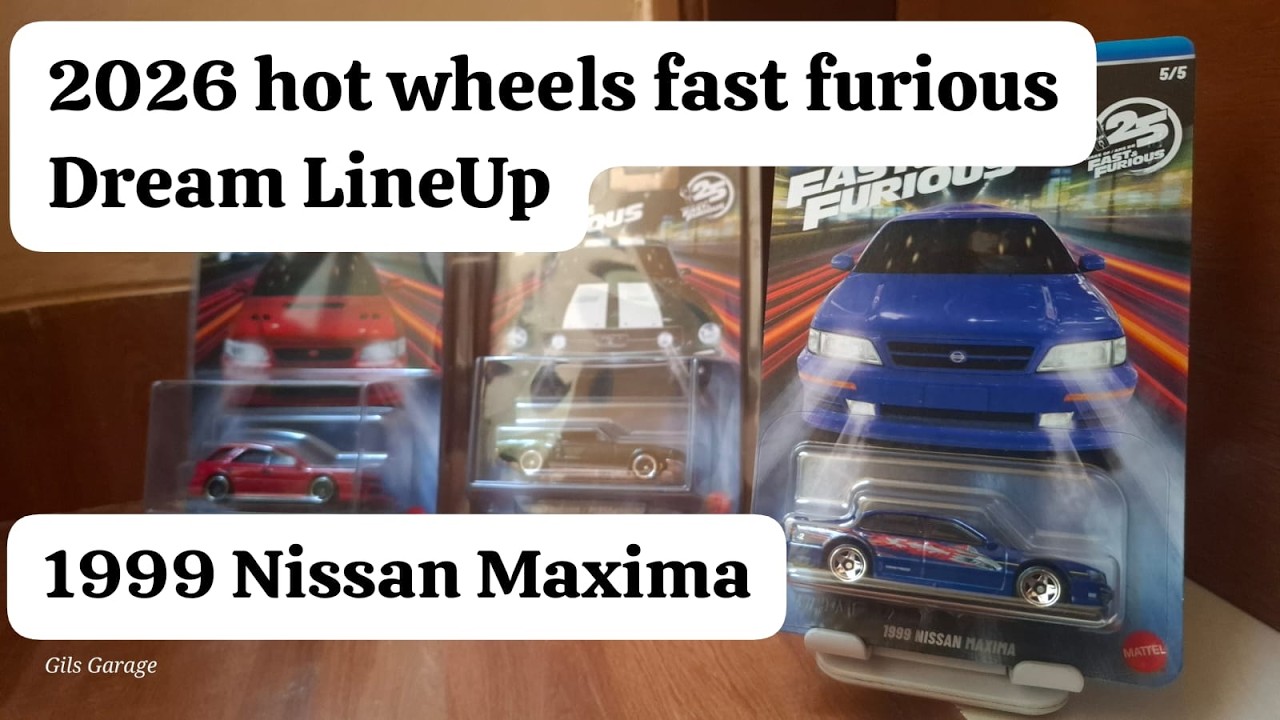 Hot Wheels Fast Furious Dream LineUp 1999 Nissan Maxima | hotwheels nissan maxima fast furious