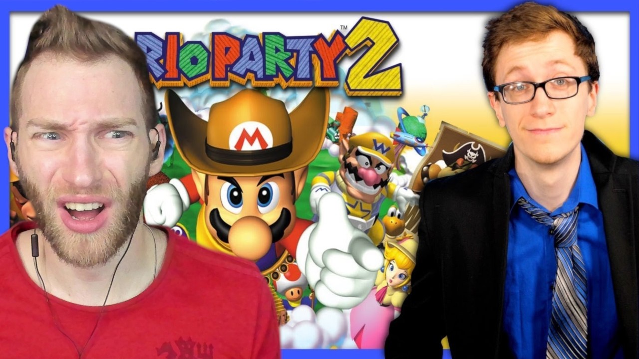 ЭТО ЛУЧШАЯ МАРИО-ВЕЧЕРИНКА??!! Реакция на &laquo;Mario Party 2 | Party Harder&raquo; Скотта Возняка