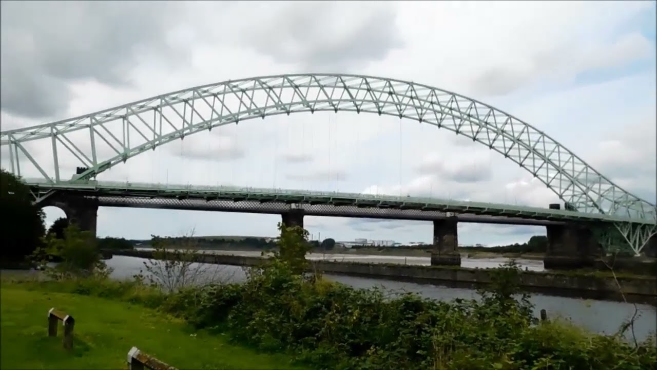 Site of the Transporter bridge Runcorn side