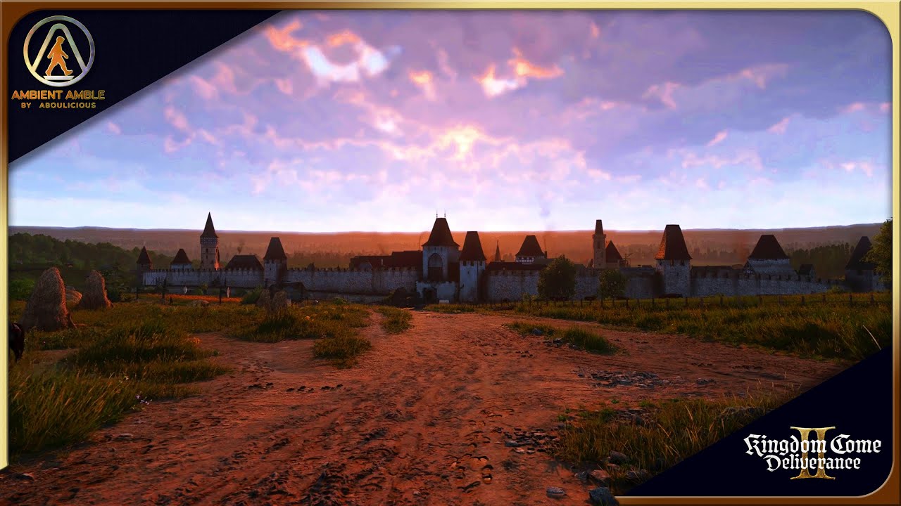 🗡️🛡️ KCD2 | Relaxing Walk Through Kuttenberg - Day and Night