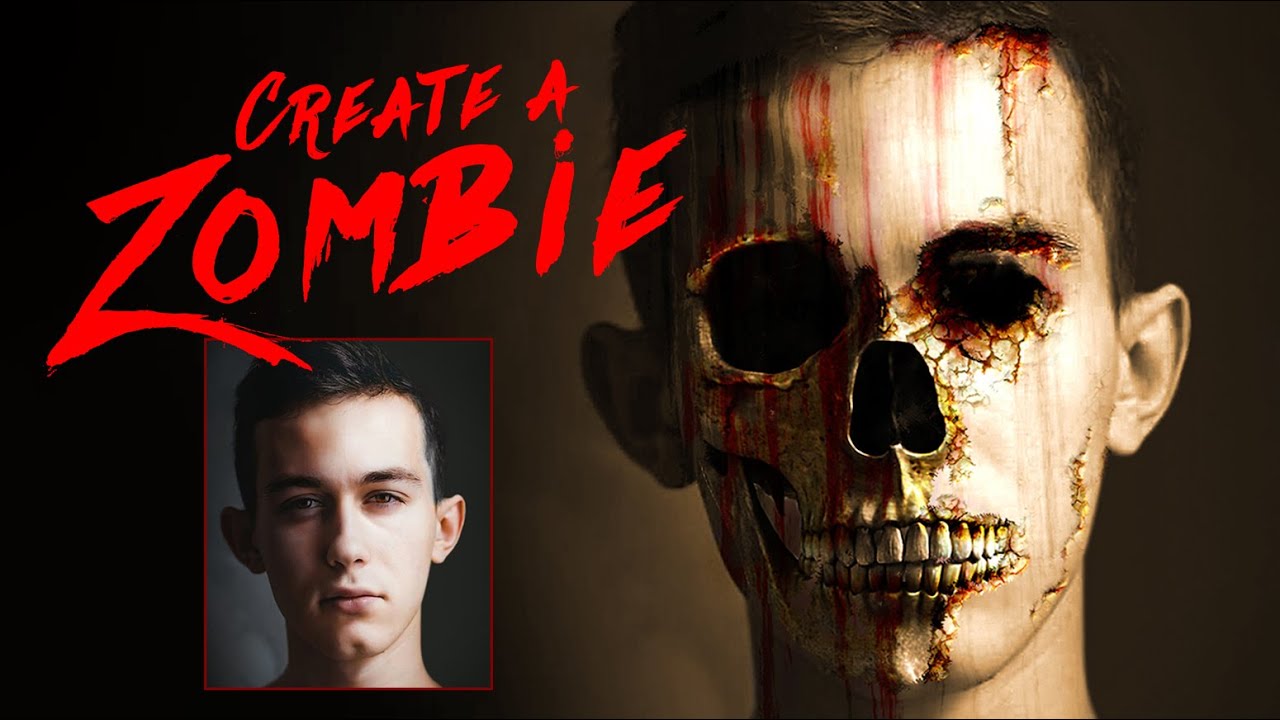 Photoshop: как превратить лицо в плотоядного ЗОМБИ!